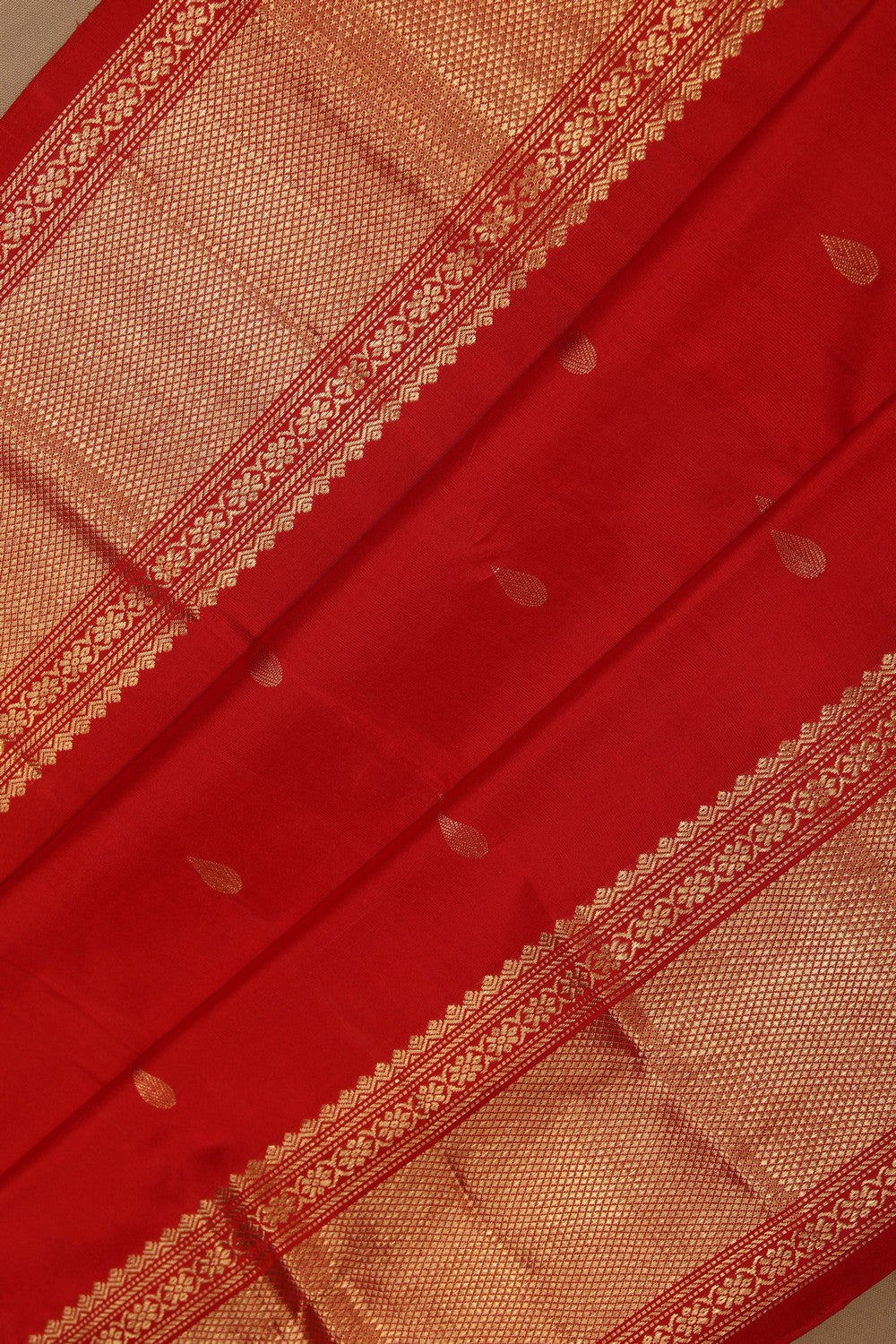 Image of South Silk Red Saree
